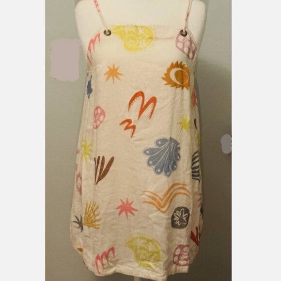 Brand New Daniella Manini x Celandine Linen Blend Halter Mini Dress - Picture 6 of 8